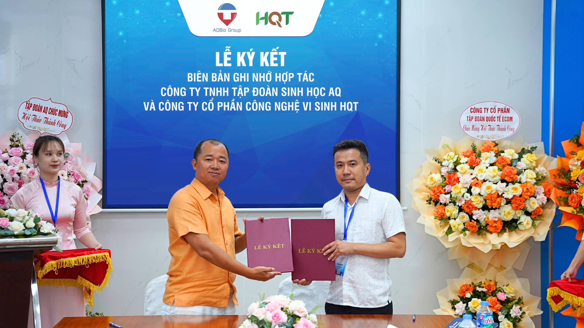 TẬP ĐOÀN AQ KÝ KẾT BIÊN BẢN GHI NHỚ HỢP TÁC ĐA PHƯƠNG, ĐẨY MẠNH PHÁT TRIỂN NÔNG NGHIỆP CÔNG NGHỆ CAO